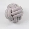Ins Nudo Explosivo Nuevo Nórdico Cojín Bola Almohada de Sofá Bola de Nudo Tejida a Mano de Tres Hilos