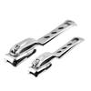 Cortaúñas giratorio de acero inoxidable, herramientas de belleza para uñas, cortaúñas para pedicura, cortaúñas para uñas, uñas postizas, pedicura, tamaño grande y pequeño.