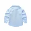 Camisas de Color Puro de Manga Larga para Niños, Camisas Casuales Multicolores de Primavera y Otoño para Hombres y Mujeres, Camisas de Manga Larga de Primavera para Niños