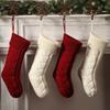 Medias de Navidad de Amazon Transfronterizas, Colgantes de Navidad, Suministros, Regalos Decorativos, Bolsas de Regalo de Lana, Tapetes Grandes