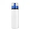 Taza con Popote Rebotable Taza de Aluminio para Exteriores con Asa Tetera Deportiva para Senderismo Botella de Agua Deportiva Taza de Regalo Publicitaria