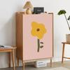 Cortina de Gabinete Estilo Nórdico Cortina Cubre Zapatero Autoadhesiva a Prueba de Polvo Cortina Cubierta para Gabinete de Comedor Estantería de Almacenamiento Tela de Cortina Cubierta Fea Cortina de Puerta