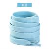 Fabricante de Cordones al por Mayor Cordones de Moda Modernos de Doble Capa de Grano Fino Zapatos Blancos Planos Engrosados de Algodón Puro Cordones Multicolores