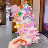 Traje de Pantorrilla de Dibujos Animados Coreanos Lindo Clip Lateral de Princesa y Dama de Honor Clip para Flequillo Set de 14 Piezas Pinzas Pequeñas Accesorios para el Cabello para Mujeres