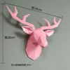 Cabeça Geométrica Europeia de Animal da Sorte Simulado Cabeça de Veado Pendente de Parede Decorações de Parede Corredor de Parede Pingente Bar Decorações de Parede