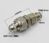Boquilla de Soplado de Aire de Acero Inoxidable Punta Deflector Enfriamiento por Soplado Boquilla Ventilador Forma de Abanico Ranura Plana Conexión Rápida Cuchillo de Aire Pico de Pato