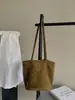 Bolso Tote Simple de Piel de Vaca Mate para Mujer, Bolso Hobo de Hombro Único Versátil y de Moda, Bolso de Mano Cruzado con Sensación Relajada y Suelta