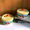 Cesta de Almacenamiento Tejida de Escritorio, Caja de Regalo Linda para Mesita de Noche, Organizador de Cosméticos con Tapa, Bandeja de Regalo para Entrada, Organizador de Artículos Varios para Mesa de Café