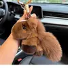 Cavalo Pequeno FofoBolsa de Pelo de Coelho Rex Real Pingente Enfeite para Pendurar no Carro Presente para Casal Yellowstone Cavalo Pequeno Trazedor de Sorte Atacado