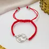 Pulseira de Aço Inoxidável Simples Transfronteiriça da Amazon com Pingente de Mapa Mundi Redondo Geométrico da Moda Pulseira Outono e Inverno