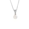 Pendientes de Plata de Ley con Perlas Botón Cuadradas de Agua Dulce Pendientes de Lujo Ligero de Nicho Pendientes Simples Versátiles Pendientes de Collar Distintivos de Moda