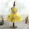 Vestido para Bebé de Un Año Niñas Falda Tutú de Princesa 0-2 Años Niña Fiesta de la Luna Llena Bautizo Vestido sin Mangas Falda Corta