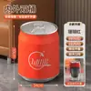 Papelera Creativa para Dormitorio Papelera de Cola de Aluminio Gran Capacidad con Tapa Tipo Prensa Tamaño Grande Papelera de Almacenamiento para Sala de Estar