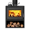 Chimenea Real de Leña para Uso Doméstico en Zonas Rurales, Estufa de Calefacción Interior para Invierno, Adecuada para Casas de Huéspedes, Villas y Casas de Construcción Propia, Estufa de Leña Modelo Nuevo