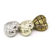 Botones Metálicos de Malla con Forma de Corazón Cosidos a Mano de 18/22 mm de Aleación de Zinc con Base Alta para Trajes y Abrigos Botones con Forma de Corazón