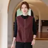 Chal de primavera y otoño para madres, chaqueta sin mangas de talla grande, a la moda con bolsillos, adecuada para mujeres de mediana edad y mayores, se puede usar como prenda exterior