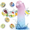 Copo Perfumado Popular Transfronteiriço Feito de Material Tritan com Canudo, Esportes ao Ar Livre 650ml Copo de Água Divertido com Sabor de Fruta