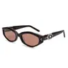 Colección de Gafas de Sol de Metal, Nuevo Estilo de Alta Gama para Mujer, Moda Personalizada Fotografía Callejera, Gafas de Sol Lisas Ojo de Gato Anti-UV para Hombre