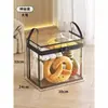 Caixa de armazenamento para bonecas, tubo mágico de armazenamento de brinquedos de pelúcia, caixa organizadora transparente, bolsa/caixa de armazenamento para bonecas de grande capacidade
