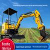 Escavadeira hidráulica de esteira HT15 exportação pontual Estrada de Montanha 1,5 toneladas mini escavadeira agrícola doméstica