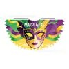 Máscaras de Carnaval Feitas Sob Medida na Fábrica para Exportação Transfronteiriça, Acessórios para Performance de Dança, Pequenos Xales Coloridos com Cadarço para Crianças, Atacado