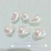 Luz rosa mágica extremadamente fuerte Accesorios de joyería de perlas irregulares de agujero completo con forma barroca Accesorios para manualidades DIY
