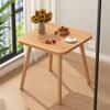 Mesa Lateral Quadrada para Sofá de Casa, Mesa Quadrada para Casa de Aluguel, Mesa Pequena de Cabeceira para Varanda, Mesa Quadrada Pequena, Mesa de Madeira *Modelo com Armazenamento