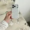 Capa de Celular Estilo Coreano Ins Suave Colorida de Bolinhas Maçã 18Promax Adequada para 17Pro Camada Dupla 16Pro/15PM