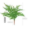 Decoración de pared de planta de helecho verde simulación Amazon directo de fábrica flores hojas verdes Helecho Hierba persa en maceta