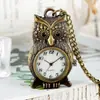 Varios Relojes de Bolsillo Retro de Cuarzo de Búho Pequeño, Relojes Colgantes para Decoración de Suéter, Relojes de Bolsillo de Cuarzo, en Stock para Entrega Inmediata