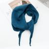 Bufanda triangular de punto de lana nueva de otoño e invierno para mujer, chal exterior cálido y decorativo de color sólido Dongdaemun coreano