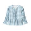 Cárdigan para Verano, de Manga Media, Estilo Coreano Fresco, Ligero, Protector Solar, Camisa Rayada Holgada para Mujer, Estilo Delgado