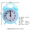 Despertador de Dibujos Animados Creativo de Dormitorio de Noche Pequeño Despertador Sala de Estar Reloj Digital de Plástico Estudiante Doble Campana Decorativo Pequeño Reloj de Mesa