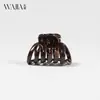 Nuevo Clip de Pinza Mediana de Calabaza con Degradado Francés Wjia Pinza de Tiburón Exquisita de Gama Alta Color Oscuro para Medio Recogido Accesorios para el Cabello