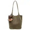 Bolso de Mano Tejido para Mujer 2026 Otoño Nuevo Simple de Moda Sensación de Alta Gama Bolso de Hombro Único Gran Capacidad Bolso de Mano para Viajes