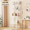 Estante de Exposição de Chão Sala de Estar Múltiplas Camadas Mesa de Escritório Aço Carbono Prateleira de Armazenamento de Utensílios Prateleira de Armazenamento em Forma de Escada Quarto Multifuncional