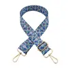 Nova cor flor transferência de calor alça de ombro larga bolsa de moda acessórios fita decorativa ombro transversal alça longa transfronteiriça