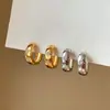Pendientes de Aro con Forma de Estrella Completamente Incrustados de Diamantes Estilo Coreano, Nuevos Pendientes de Alto Valor Primavera/Verano, Accesorios para Orejas de Estilo Minimalista Versátiles y de Moda