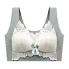 Sutiã Popular Plus Size de Renda Ajustável para Mulheres 100kg Gordura mm Sem Aro Push-Up Anti-Queda Costas Bonitas Sutiã Fino
