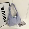 Bolso de hombro tipo dumpling con pliegues estilo coreano 2026 nueva moda versátil artístico bolso de hombro gran capacidad bolso cruzado casual