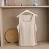 Ropa interior femenina sin costuras, transpirable, de corte largo, cómoda y amigable con la piel, sujetador sin varillas con copas fijas, estilo camiseta sin mangas