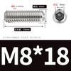 Tornillo prisionero hexagonal de acero inoxidable 304 Din916 con extremo cónico M2-M10 Sin cabeza Máquina métrica Hexagonal