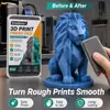 Esponja Pulidora KineShineX para Impresión 3D Capa Suave Mejorar Textura de Superficie Reutilizable Acabado Fino