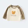 Camisa Básica Casual Infantil de Primavera