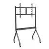 Soporte de TV Universal de Pantalla Grande para Conferencias y Enseñanza, Soporte Móvil de Carrito de Espiga para Piso, 55-110 pulgadas