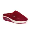 Cuña de Malla Transfronteriza Comercio Exterior Talla Grande Baotou 2021 Zapatillas Casuales Zapatos Redondos de Mujer Otoño y Verano Nuevo en Europa y América
