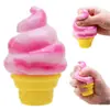 Nuevo modelo de cono de helado de simulación de PU transfronterizo, juguete viral de conejo de rebote lento para aliviar el estrés