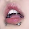 Amor alas circón de diamante labio uña hueso de la oreja uña chica popular nicho transfronterizo europeo y americano perforación accesorios de Yiwu joyería