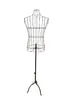 Suporte de Manequim de Ferro para Roupas Corpo Inteiro Cabide de Roupa Suporte de Exposição de Roupas Gancho Cabide Manequim de Pendurar Adereço Manequim Tronco