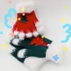 Guantes de Árbol de Navidad de Copo de Nieve para Mujer en Invierno, Sin Dedos, Pantalla Táctil, Terciopelo, Engrosados, Cálidos y Peludos, Ciclismo para Estudiantes